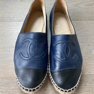 CHANEL Lambskin Espadrilles